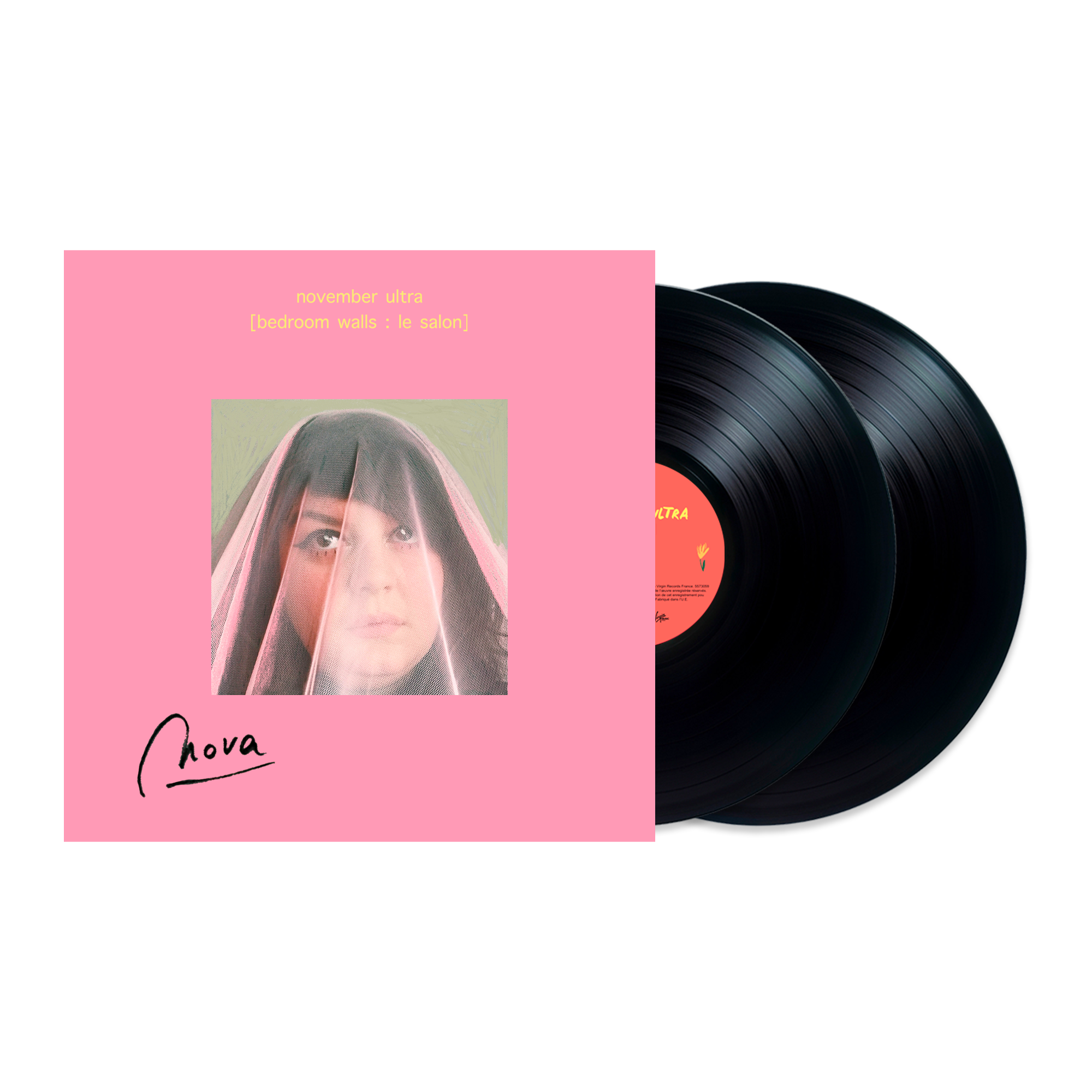 signed double vinyl - bedroom walls : le salon